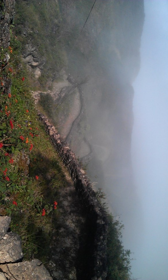 la verticale est vraiment verticale...