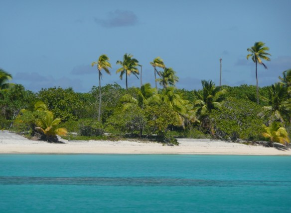 Mouillage sur la bordure Sud-Est de l’atoll de Tahanea, seul abri dans le cas de fort Ma’aramu.