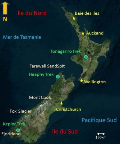 Quelques lieux magiques visités par l’équipage et abondamment décrits dans les pages qui suivent