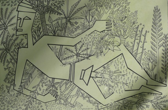 Sur le chemin Kanak au centre Tjibaou.