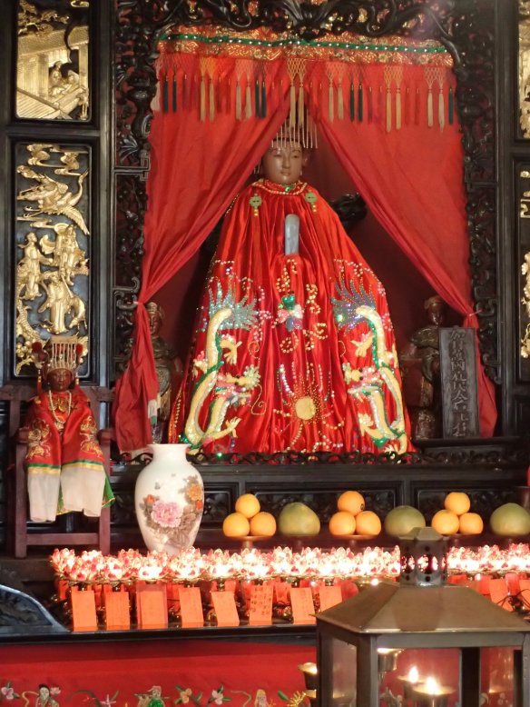 Hong Kong - Temple de Tin Hau, la déesse de la mer à Aberdeen