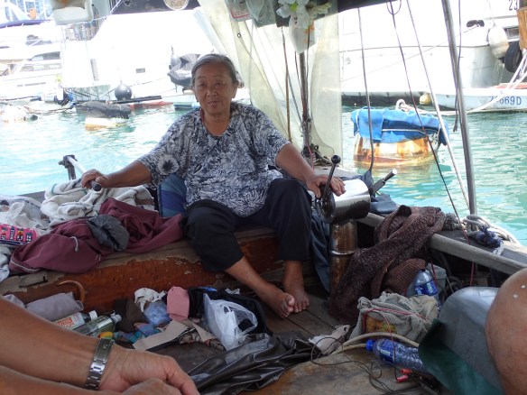Hong Kong – A bord d’un sampan à Aberdeen